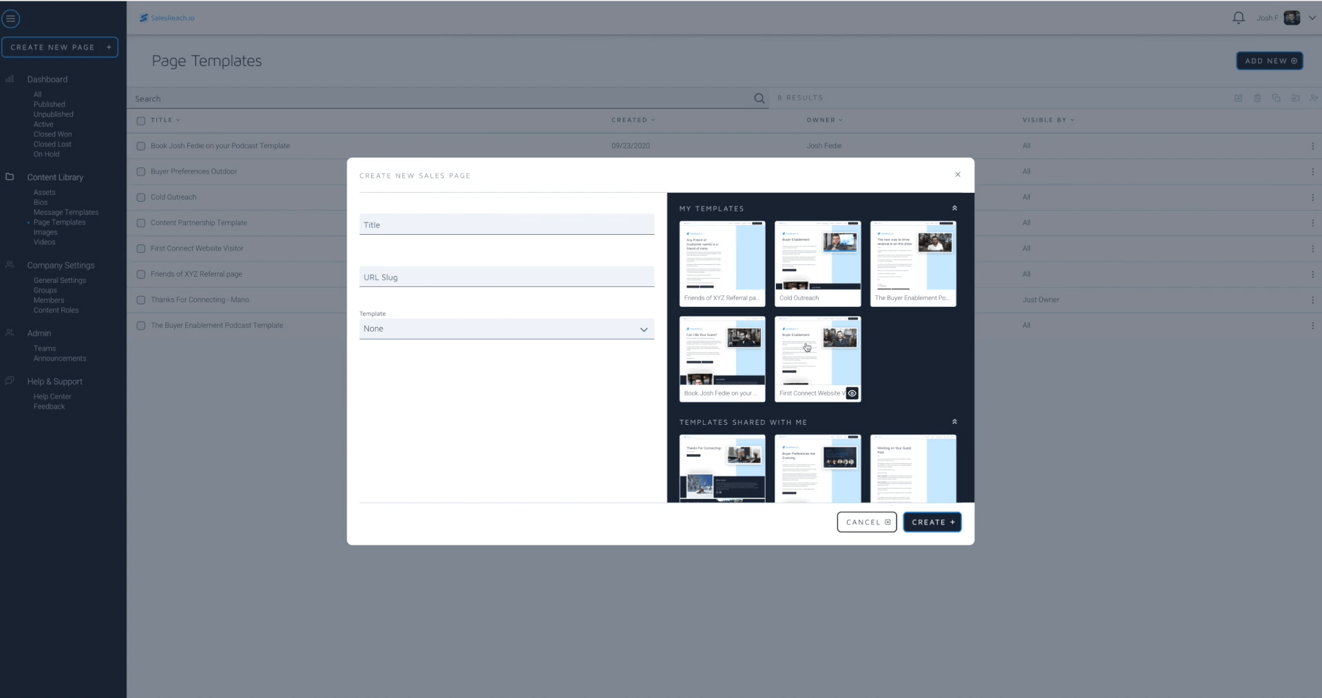 Preview Sales Page Templates